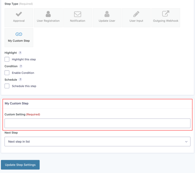 The Workflow Step Framework - Gravity Flow Documentation