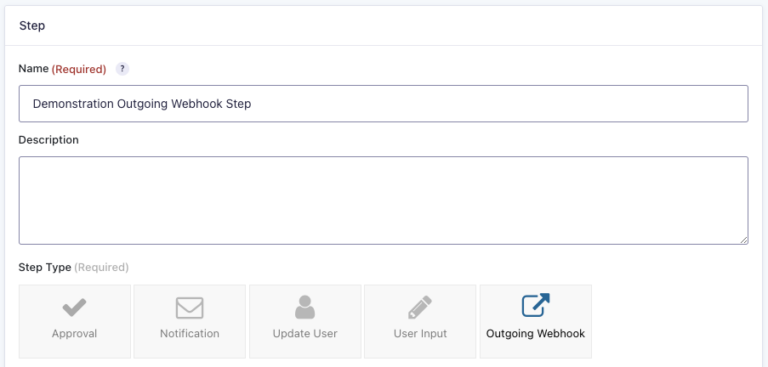 Outgoing Webhook Step Type - Gravity Flow Documentation
