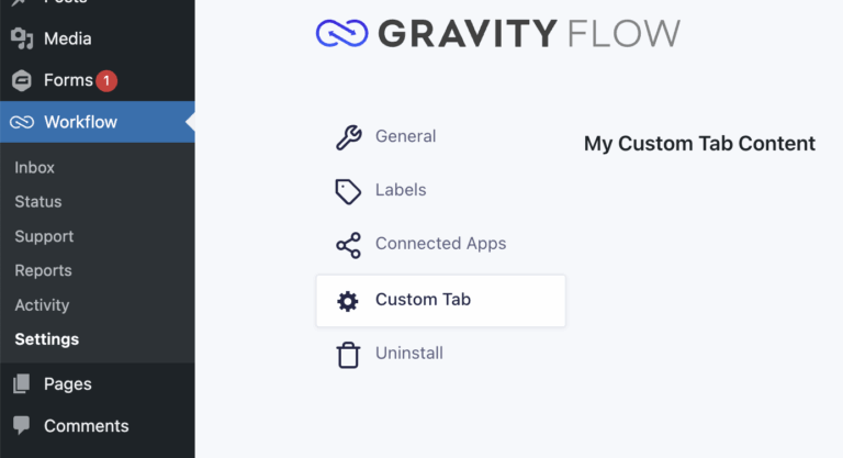 gravityflow_settings_menu_tabs - Gravity Flow Documentation