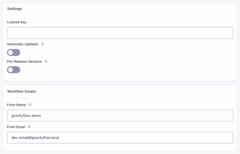 Gravity Flow General Settings Reference - Gravity Flow Documentation